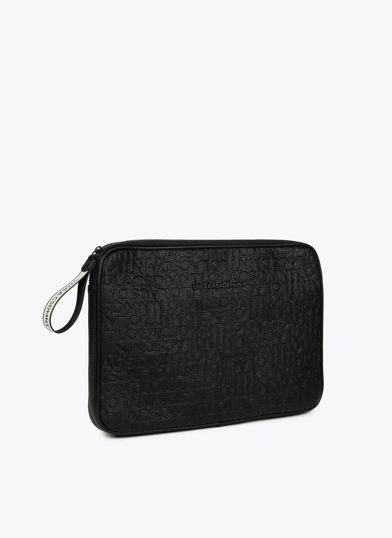 Lola Casademunt Monogrammed laptop case