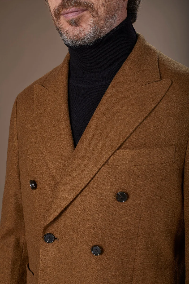 Doppelganger  Men's double-breasted jacket - Camel for Men | Best Price UAE