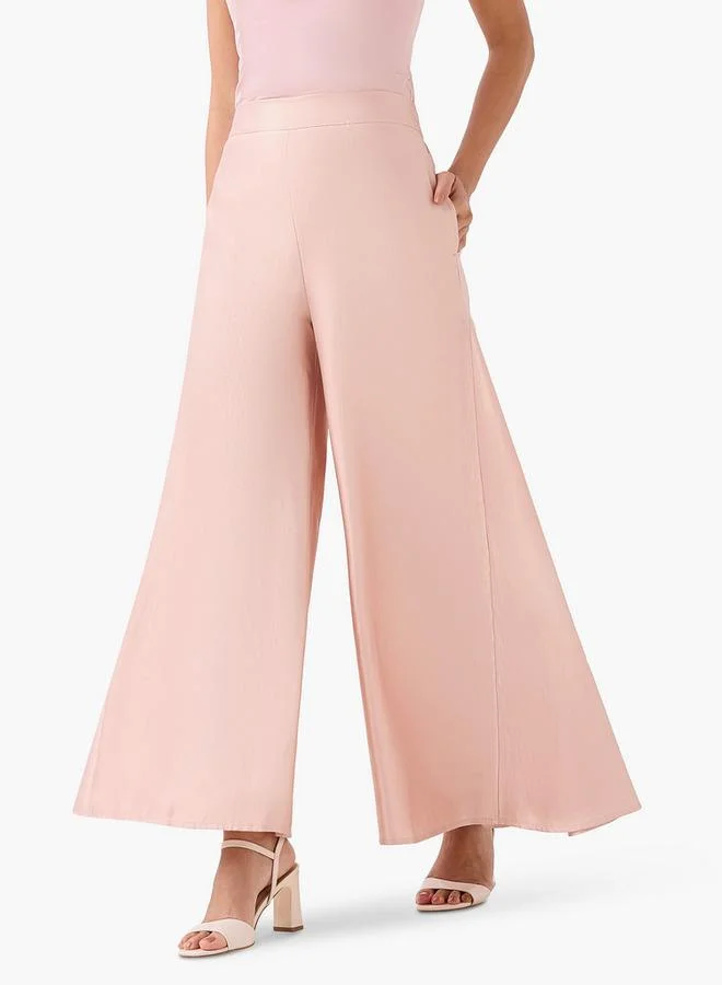 Iconic Iconic Flared Fit Wide Leg Pants