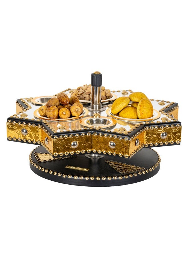 AL SANIDI Heritage hospitality set for dates and nuts, Date palm squeezer  - Image 3