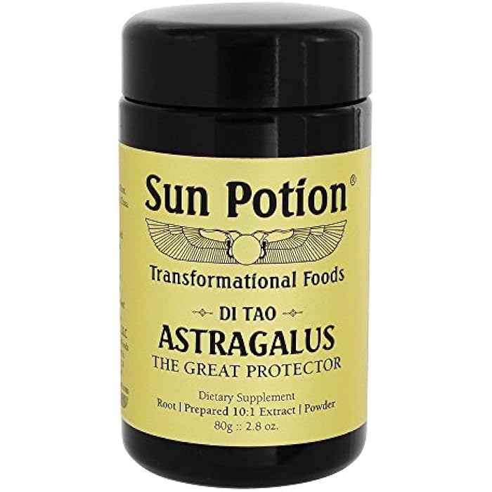 Sun Potion Astragalus Root Extract Powder 10:1 | Astragalus Membranaceus Adaptogenic Herbal Supplement | Traditional Qi Tonic Root for Daily Wellness & Balance | Non-GMO | 60g - Image 1