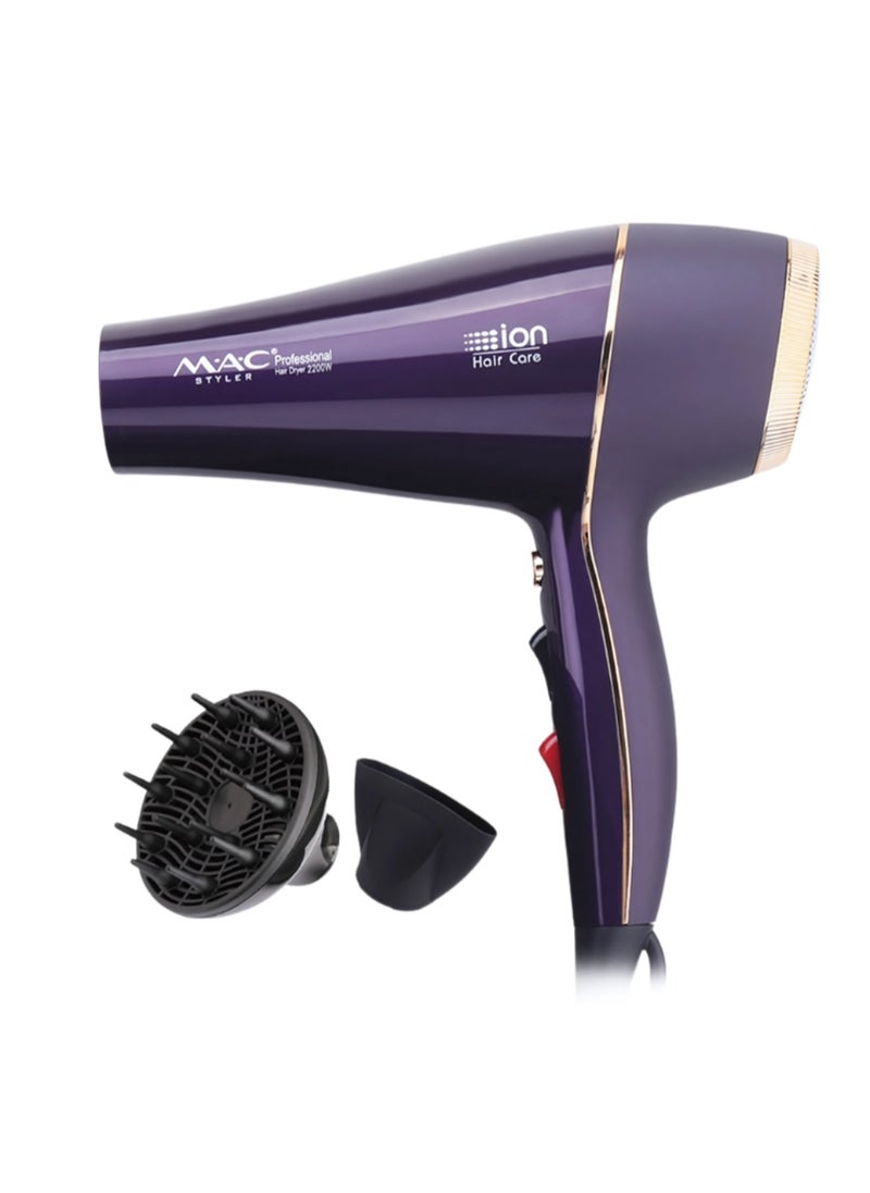 Mac Styler Mac Styler 2200W Professional Hair Dryer MC-6690A  - Image 1