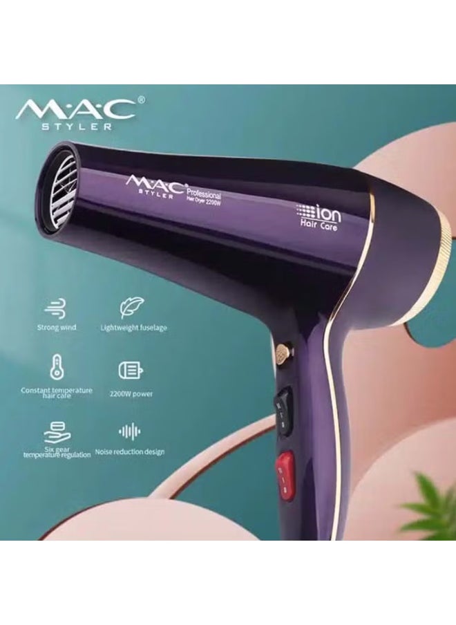 Mac Styler Mac Styler 2200W Professional Hair Dryer MC-6690A  - Image 2