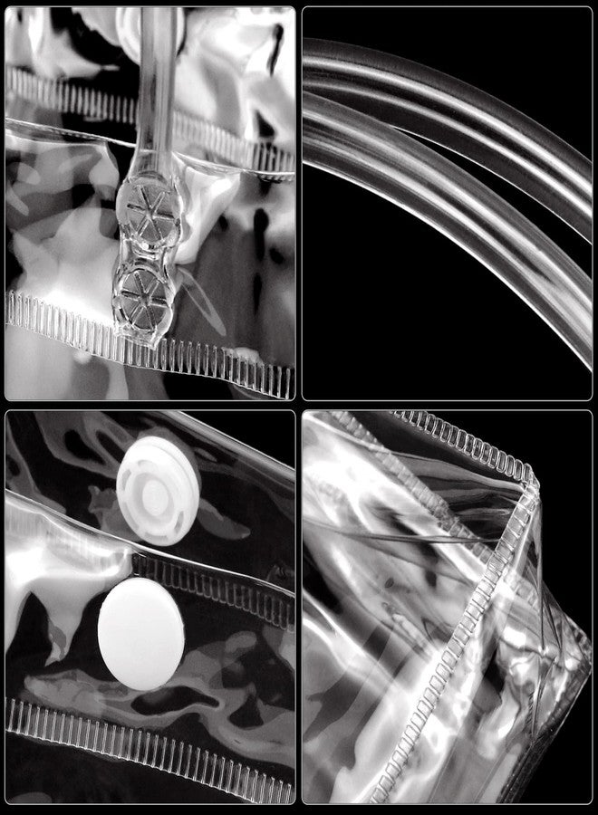 BadenBach 24 PCS Mini Clear Gift Bags with Handle,5.9" x 6.3" x 2.8",Small Transparent Plastic Gift Wrap Bags Bulk Reusable Clear Party Favor Goodie Bag for Boutique Wedding Birthday Mother's Day - Image 4