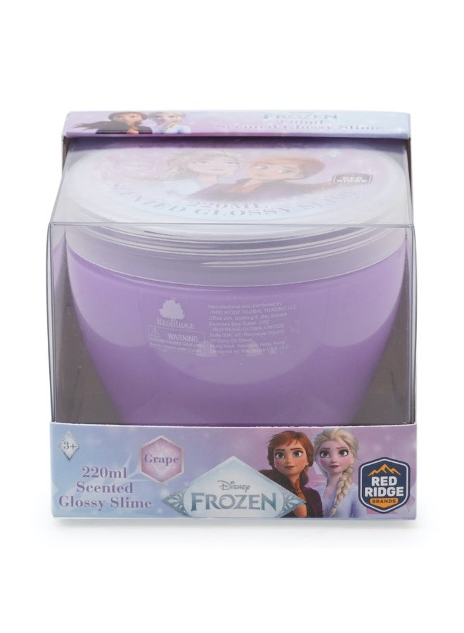 Disney FROZEN سلايم لامع معطر 220 مل - مجمد | سلايم ناعم، مرن وغير لاصق للأطفال والبالغين | لعبة حسية ممتعة وتخفيف التوتر | بنفسجي | العمر 3 سنوات فما فوق - Image 1