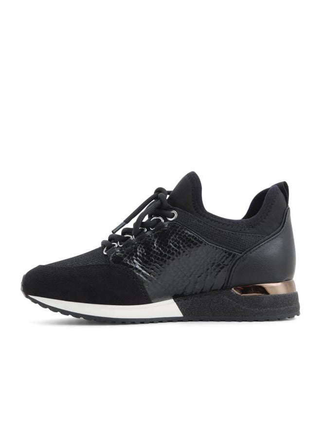 ALDO Women's Courtwood Fashion Lace-Up Sneaker, Black, 35 EU - Image 5
