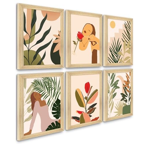 PAPER PLANE DESIGN Poster For Living room Bedroom Office Wall Decoration Set of 6 (BOHO SET OF 6) - Image 3