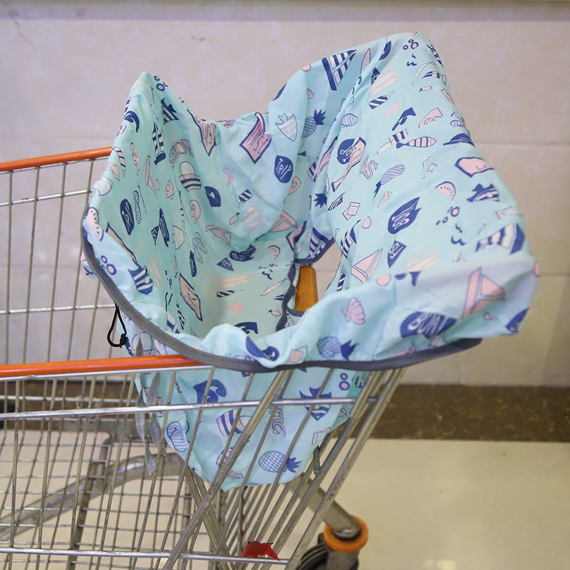 غطاء حزيرة كرسي عربة تسوق محمولة - وسادة ناعمة عربة سوق - غطاء مقعد طفل - Image 4