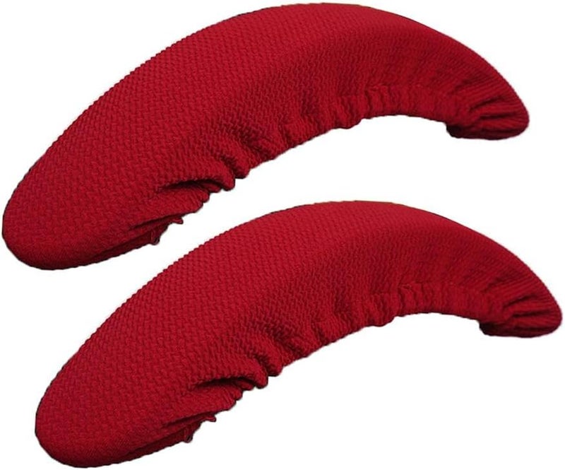 2 Pieces Office Chair Armrest Cover Armchair Arm Cover Armrest Protector Elastic Armrest Soft and Washable Material Suitable for Computer - Image 1