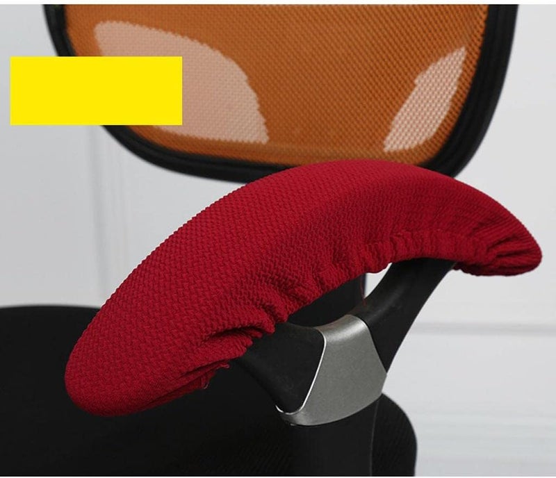 2 Pieces Office Chair Armrest Cover Armchair Arm Cover Armrest Protector Elastic Armrest Soft and Washable Material Suitable for Computer - Image 3