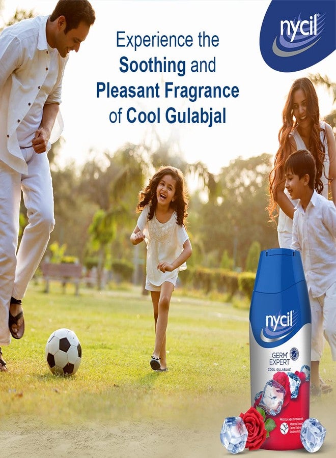 Nycil Germ Expert Cool Gulabjal Prickly Heat and Cooling Powder - 400 g | Get Relief from Skin Problems - Image 3