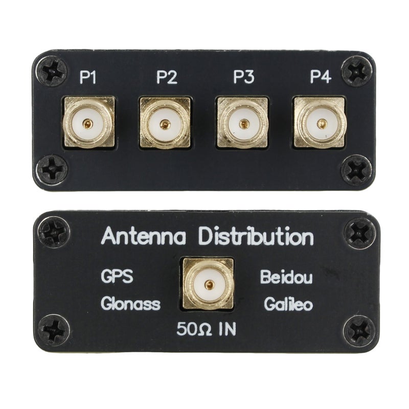 مقسم إشارات GPS 1 إلى 4 من أنواع SMA أنثى - مقسم إشارات ملاحة عالية عزل بين القنوات >30دبيليو لأنظمة الملاحة في النطاق L من GPS وبيدو وجلوناس وجاليليو - Image 2