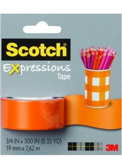 3M Scotch Colored Decorative Tape Orange  - Image 2
