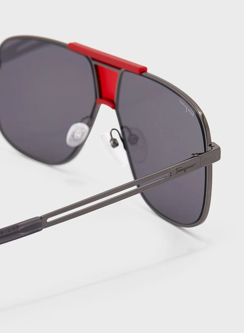 FERRAGAMO Aviator Sunglasses