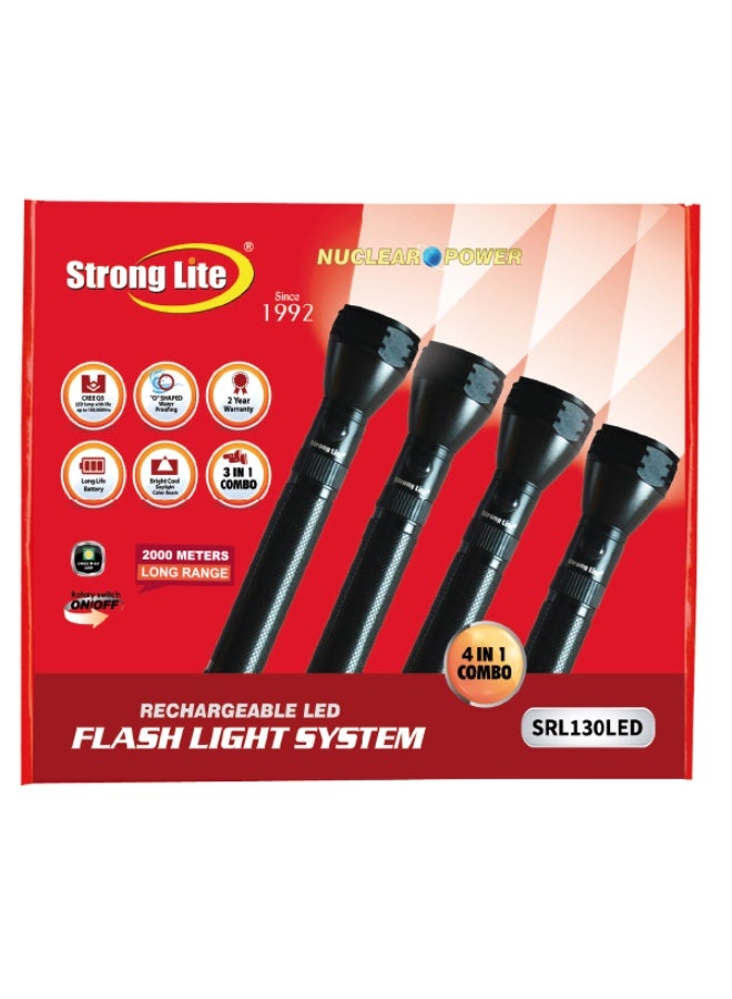 LED Flash Light 4 in 1 Combo – SRL130LED