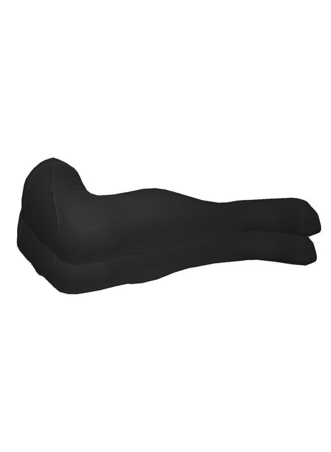 NuVein Surgical Stockings, 18 mmHg Recovery Support for Embolism Risk, Medical Unisex Fit, Thigh High, Closed Toe, Black, Small - Image 1