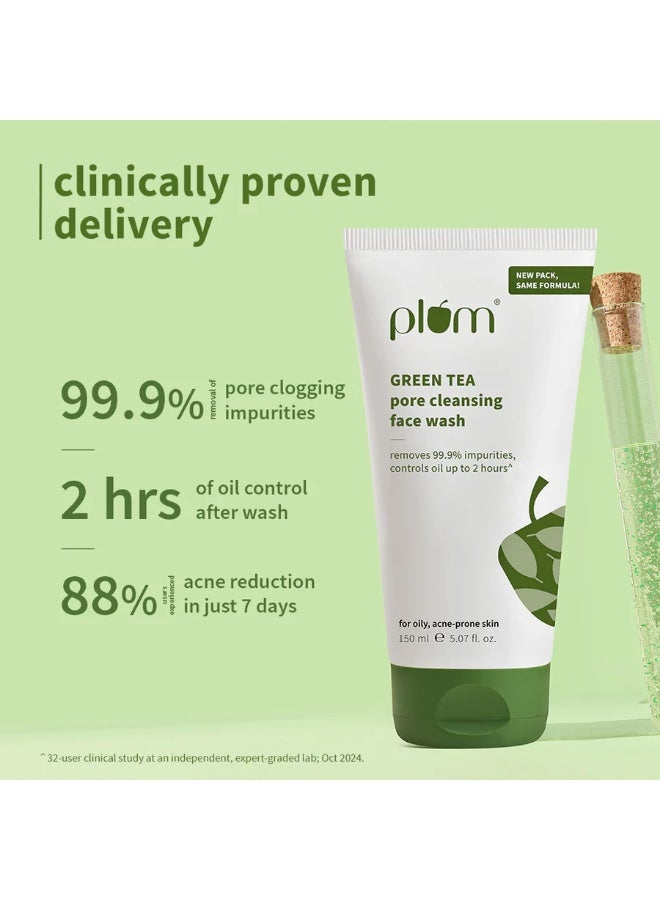 Plum غسول وجه لتنظيف المسام بالشاي الأخضر 150 مل - Image 4