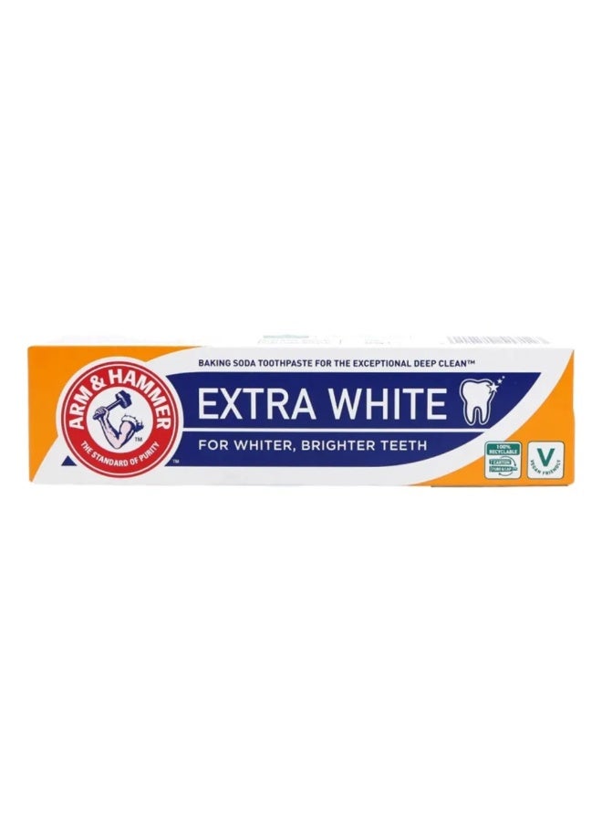 Arm And Hammer Extra White Baking Soda Toothpaste For Whiter Brighter Teeth- 115gms