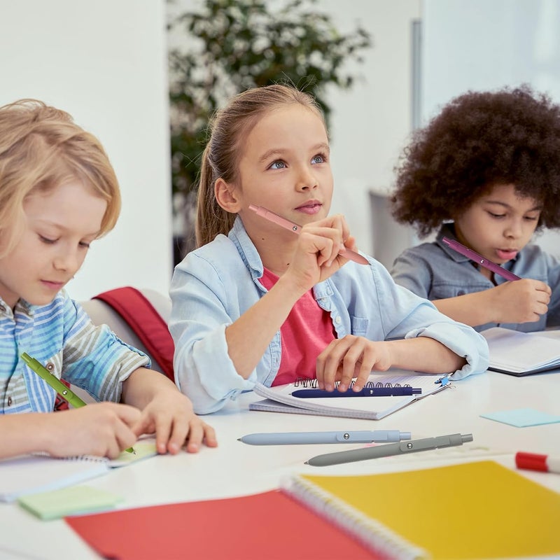 Epakh أقلام حبر جل 20 قطعة سوداء قابلة للسحب كتابة سلسة تصميم لطيف مناسبة لتدوين الملاحظات والرسم والتزيين والهدايا - Image 5