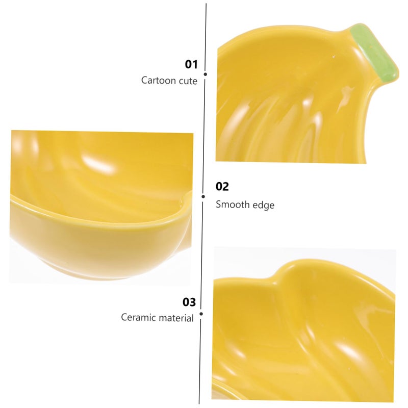 Ceramic Cartoon Hamster Food Dish Refillable Feeder Compact Easy Use for Small Pets - Image 5
