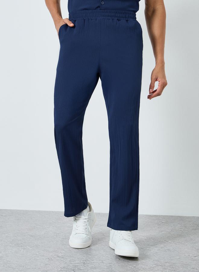 Take Two Men Solid Stand Collar Shirt and Pants Co-Ords - Image 4