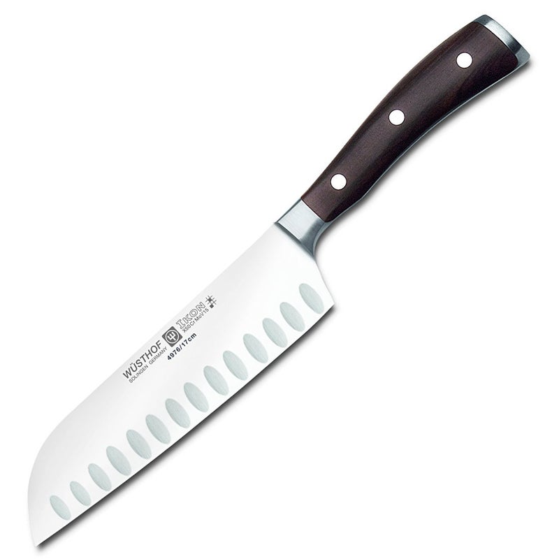 Wusthof IKON Santoku Knife 7 Brown