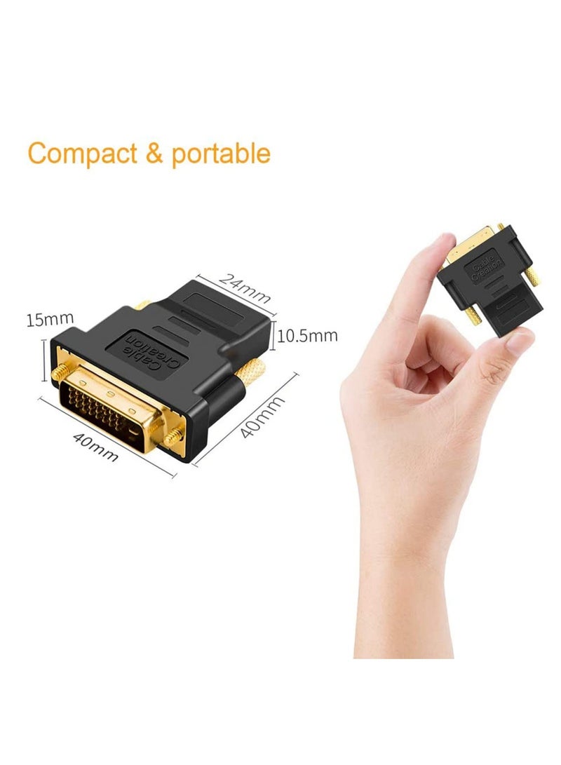 SYOSI DVI to HDMI Adapter Bi-Directional DVI-D(24+1) Male to HDMI Female Converter Support 1080P 3D - Image 3