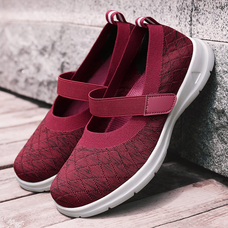 Summer Breathable Mesh Walking Shoes for Women MM06MM06 female Bordeaux MM06 female Bordeaux