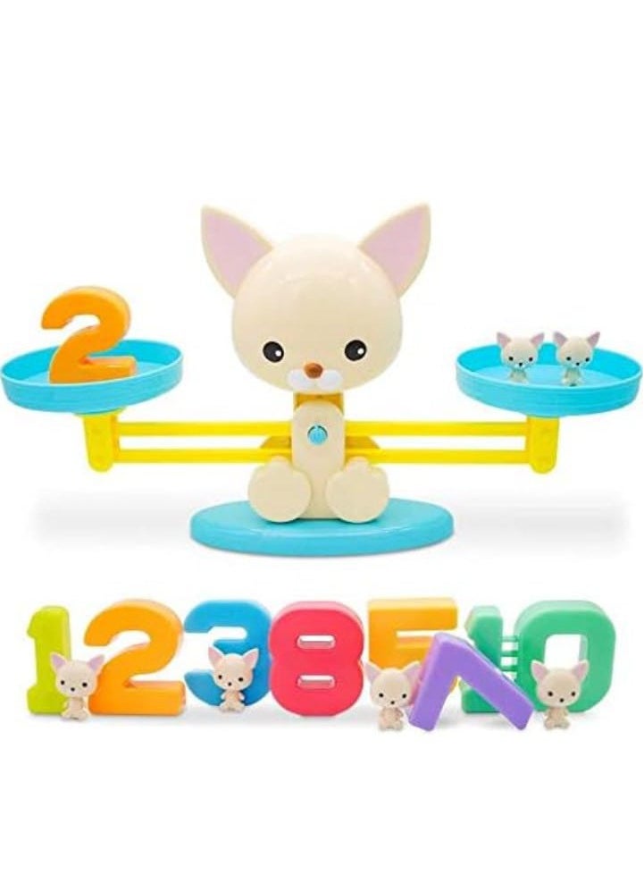 The educational number balance game teaches children counting and addition in an enjoyable way, while enhancing memory and fine motor skills. It is suitable for children aged 3 and above.