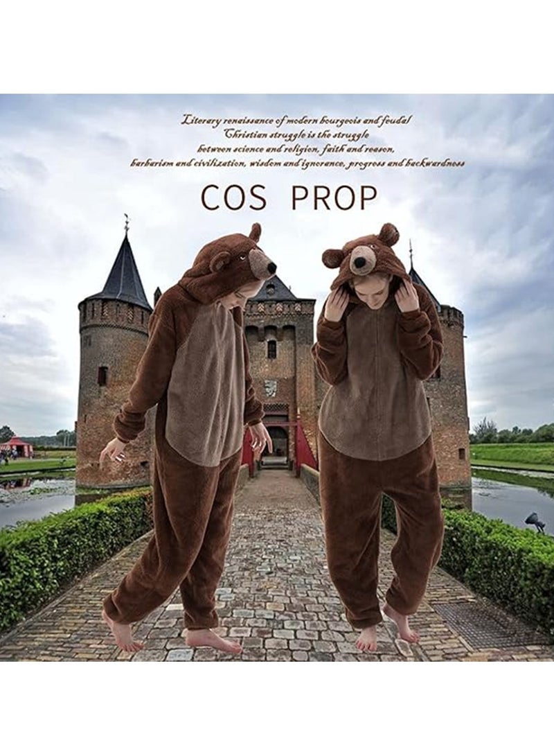 Snug Fit Unisex Adult Onesie Pajamas, Cosplay Animal One Piece  Costume Sleepwear Homewear  - Image 5