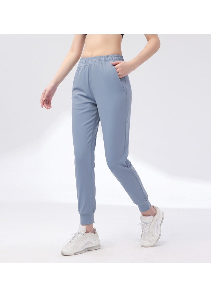 Loquat Women's Sports Casual Pants High Spring Speed Dry Bundle Foot Pants Running Fitness Slim Yoga Sports Sweatpants  - Image 3