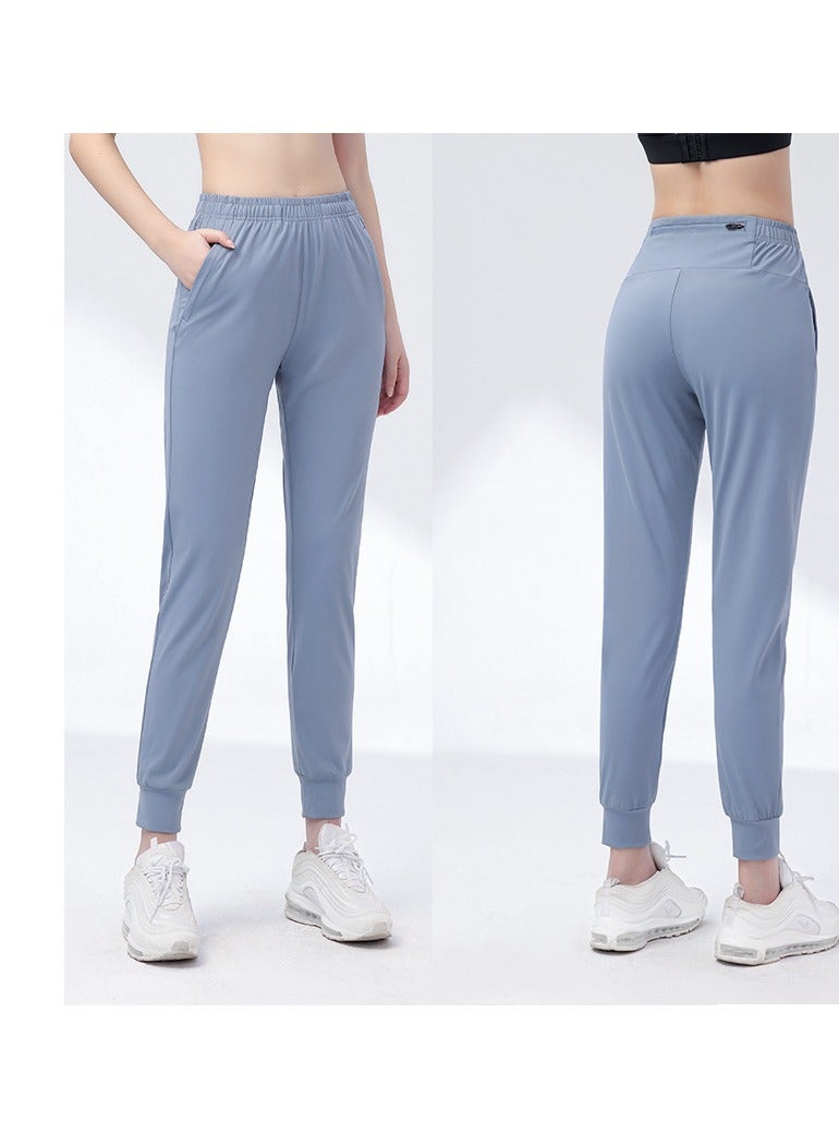 Loquat Women's Sports Casual Pants High Spring Speed Dry Bundle Foot Pants Running Fitness Slim Yoga Sports Sweatpants  - Image 2