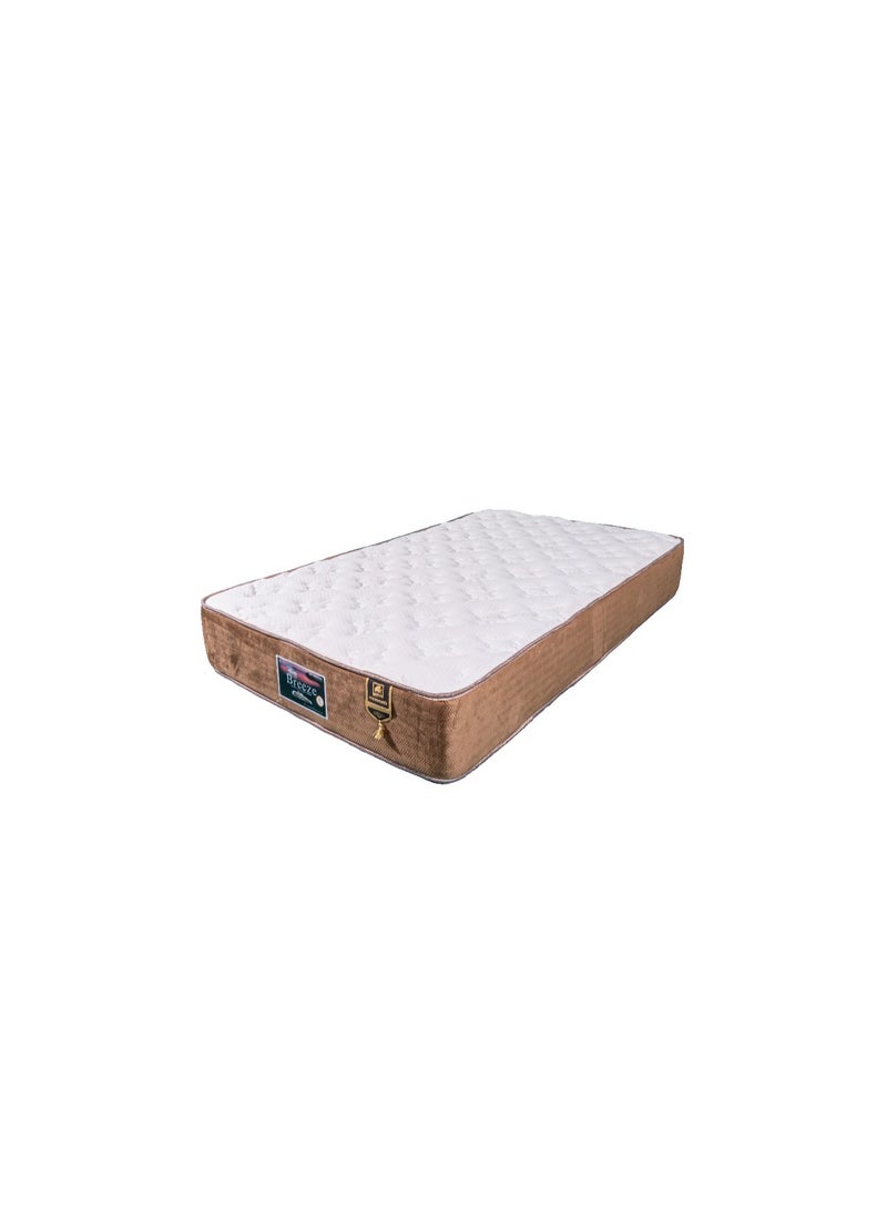 Breeze Medical Mattress, Bonnell Spring System for High-Elasticity, 784 Steel Springs for Comfort & Alignment, Supportive Polyester Topped with Foam Layers, Premium & Durable Elastic Cotton Knit, 12-Years Warranty, - Image 1