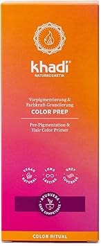 khadi COLOR PREP plant hair color hair dye for prepigmentation for an intense color result preparation for natural coloring 100 plantbased vegan certified natural cosmetics 100g - Image 1