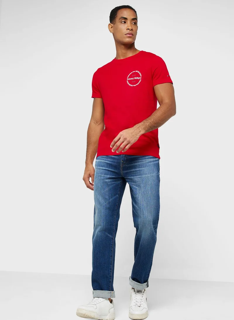 TOMMY HILFIGER Logo Crew Neck T-Shirt