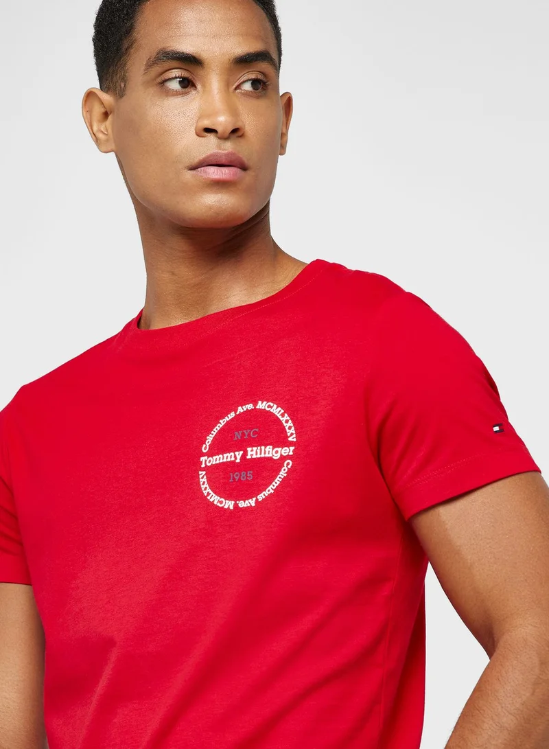 TOMMY HILFIGER Logo Crew Neck T-Shirt