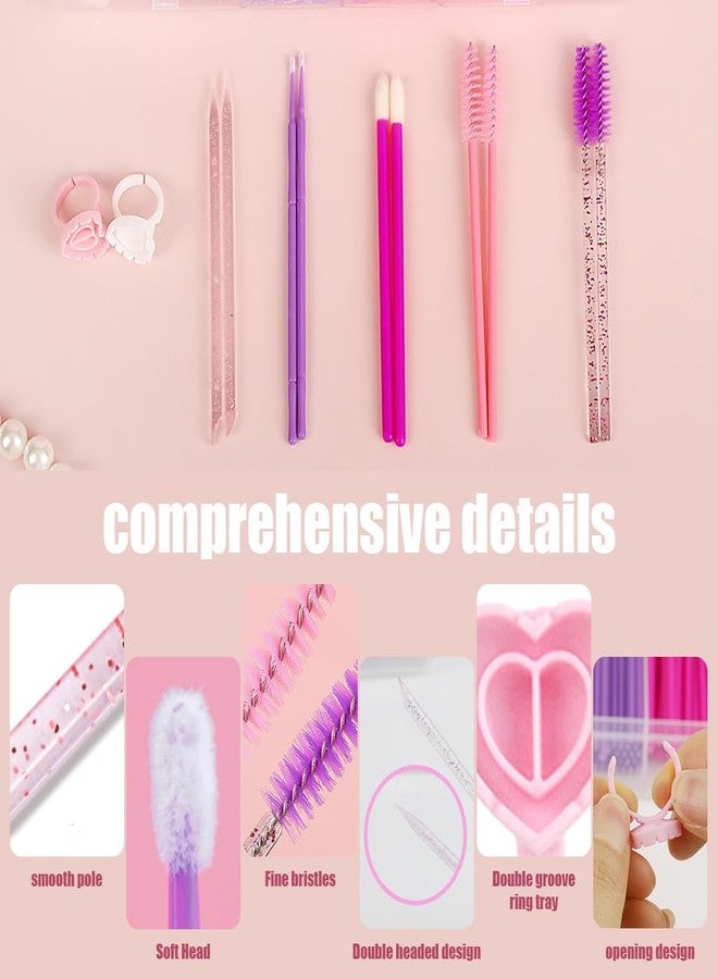 MAYCREATE® Makeup Tools for Women, Eyebrow Brush, Mascara Brushes, Lipstick Applicators, Eyeshadow Applicators and Eye Liner Brush Combo, Disposable Travel Makeup Tool Kit - Image 3