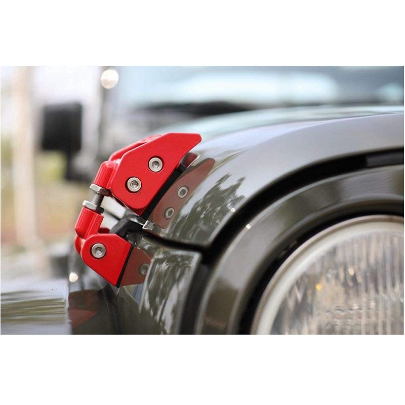Aluminum Alloy Hood Latch Kit for Jeep Wrangler JK 2007-2017 - Image 4