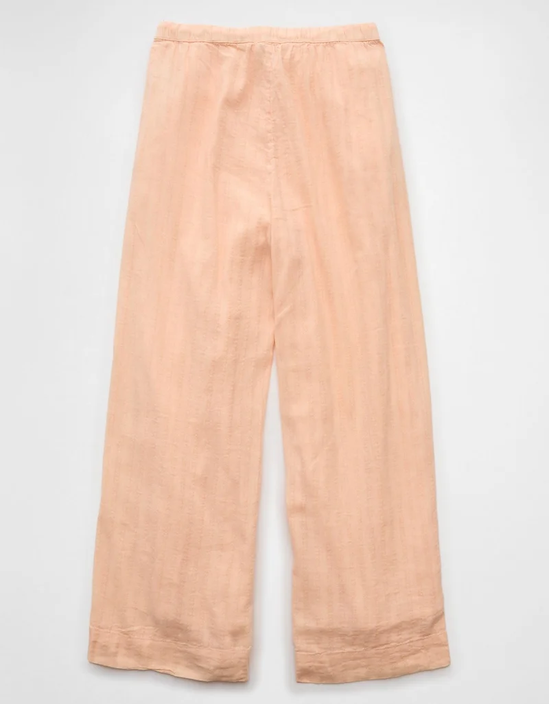 American Eagle  AE High-Waisted Wide-Leg Gauze Pant for Women | Best Price UAE