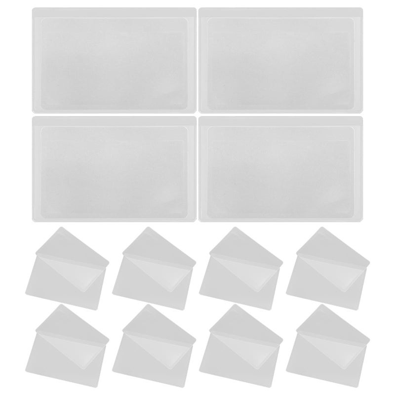 Portable 12PCS PVC Credit Card Magnifier Set Pocket Sized Reading Lens with Bookmark - Image 2