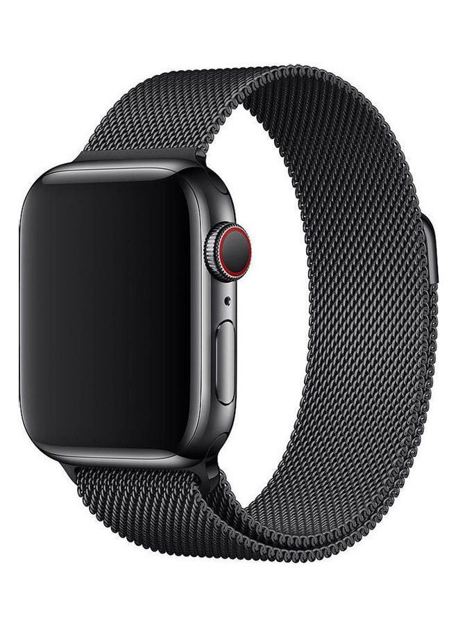 NIBEMINENT - Milanase Loop Band For Apple Watch Black - Image 1