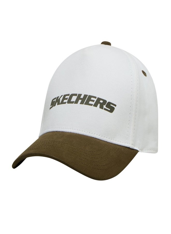 Skechers Unisex's Baseball Cap (ZBB06ID-GRW_Green/White - Image 3