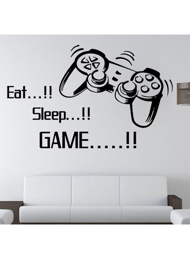 Gamepad Gamer Printed Wall Sticker Black 30x22x1centimeter - Image 2