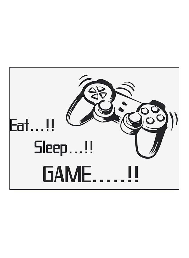 Gamepad Gamer Printed Wall Sticker Black 30x22x1centimeter - Image 1