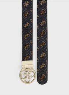 GUESS Logo Detailed None Allocated Hole  Belt  - Image 4