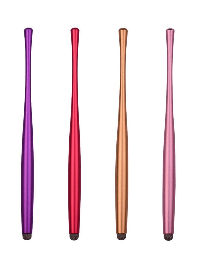 NIBEMINENT 4-Piece Capacitive Stylus Pen Multicolour - Image 1