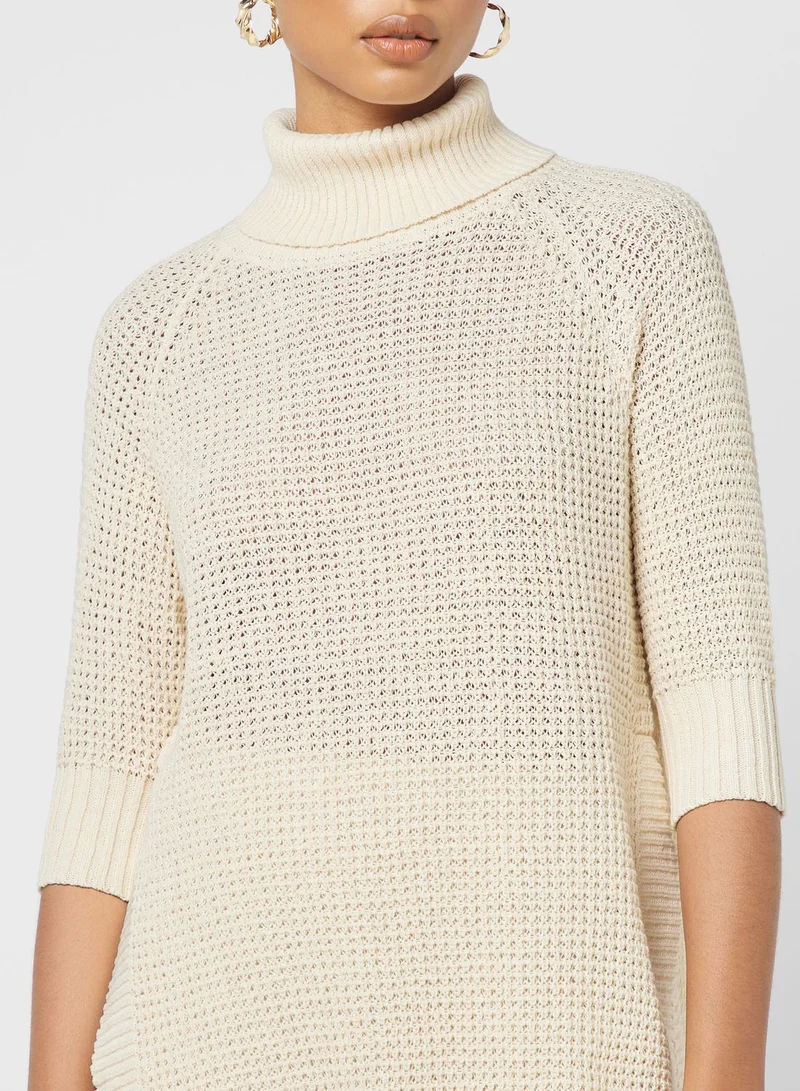 Khizana Turtleneck Tunic Sweater