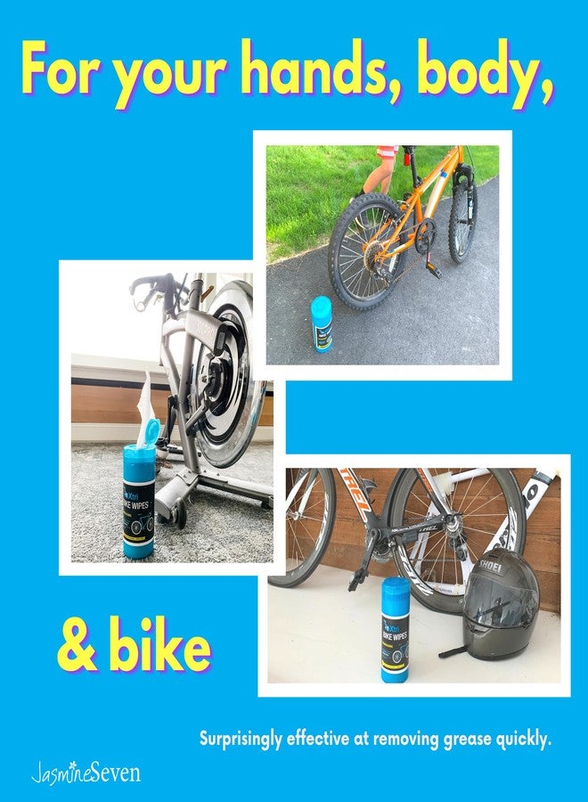 JasmineSeven Xtri Bike Wipes - 45 Degreasing Wet Wipes – Safe Natural Peppermint - by Jasmine Seven - Image 3