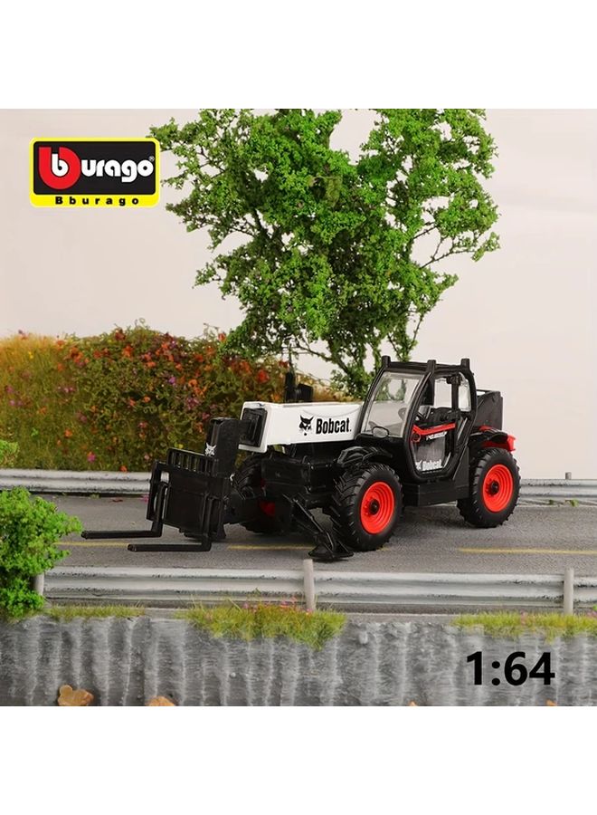 High Reach Forklift 1 64 Scale Construction Vehicle Toy Zinc Alloy Model For Boys - Image 2