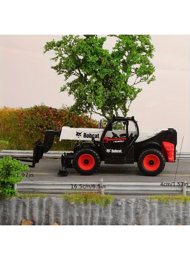 High Reach Forklift 1 64 Scale Construction Vehicle Toy Zinc Alloy Model For Boys - Image 3